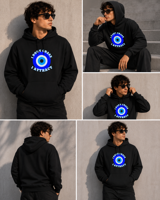 🌙 I Don’t Chase, I Attract Hoodie 🦋✨