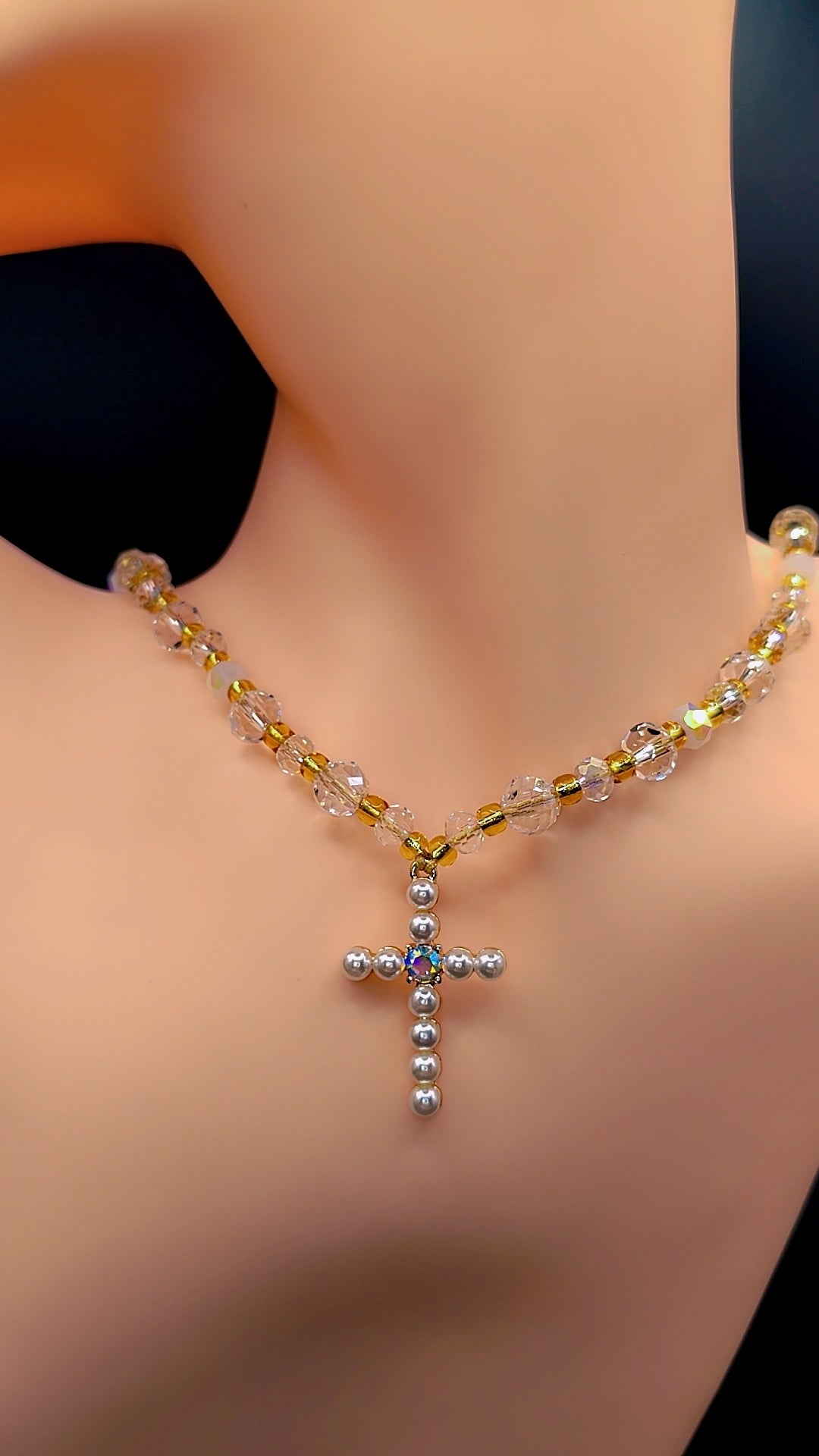 Christ Consciousness Cross Necklace 🌟✨🤍