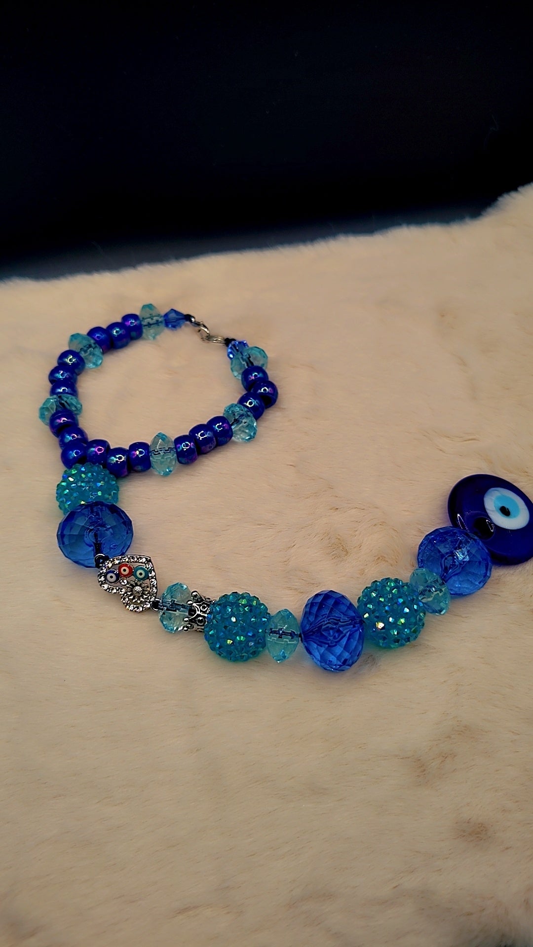 Celestial Nazar Guardian Mirror Charm 🧿💙✨