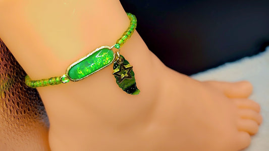 Verdant Wing Spirit Anklet 🟢🪽✨