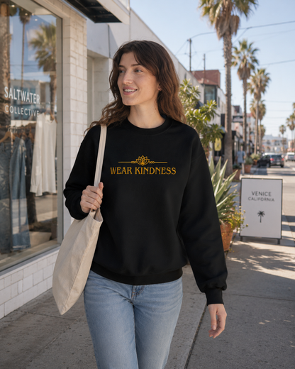 ✨ Wear Kindness Crewneck Sweatshirt