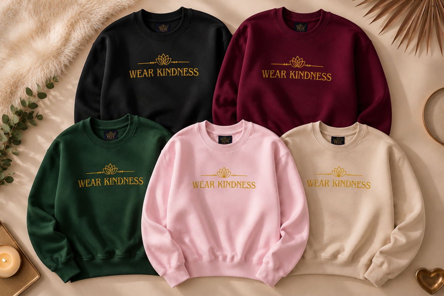 ✨ Wear Kindness Crewneck Sweatshirt