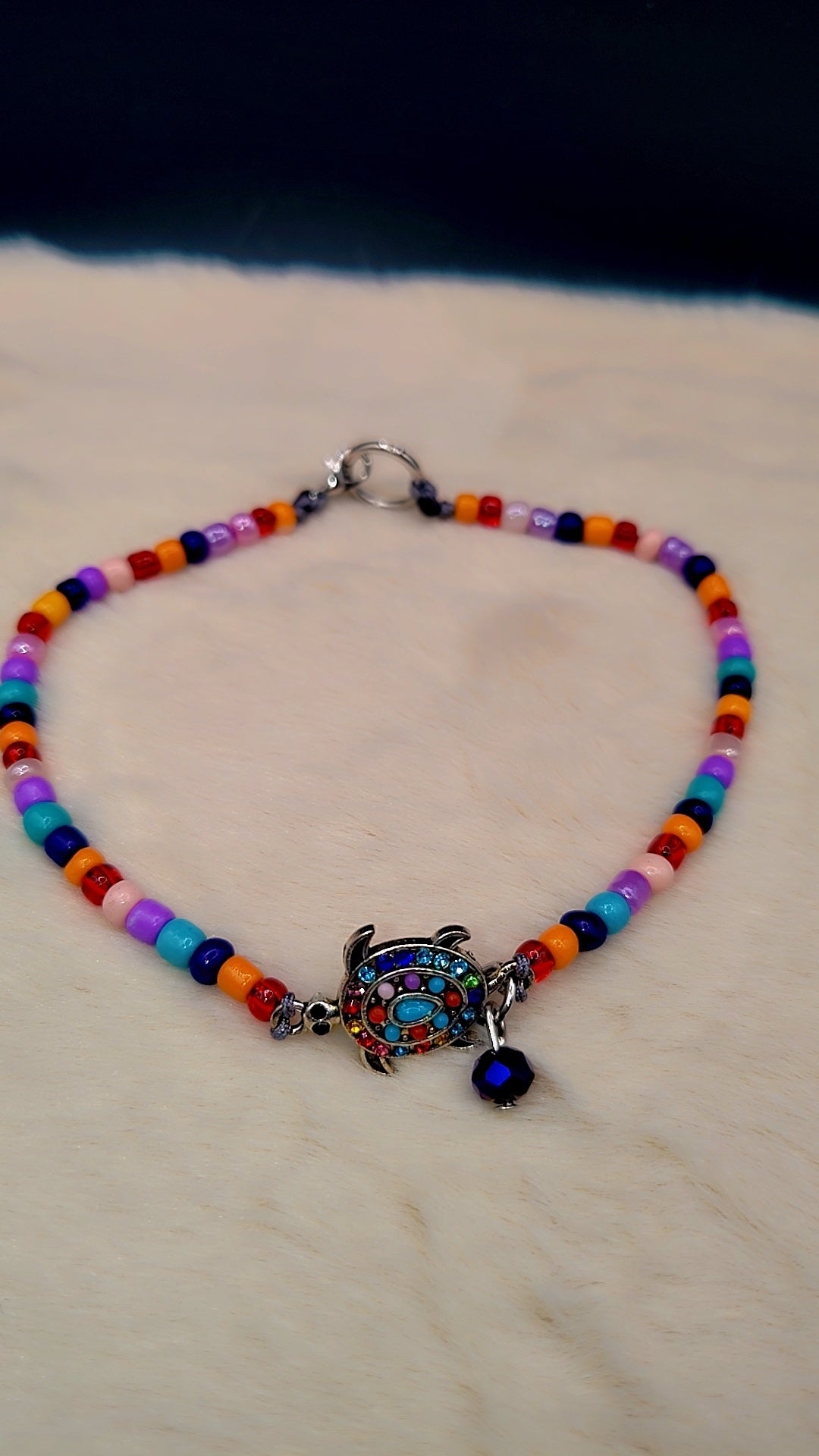 Ocean Soul Turtle XL Anklet 🌊🐢✨