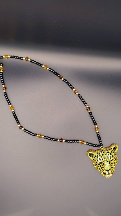 Divine Panther Necklace 🐆✨👑