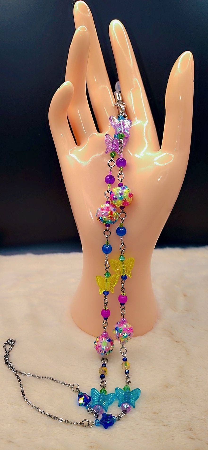 Butterfly Candy Dreams Glasses Chain ✨🦋🌈