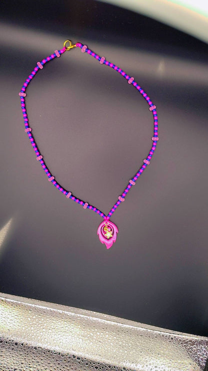 Starlight Flame Portal Necklace ✨🌸🌌