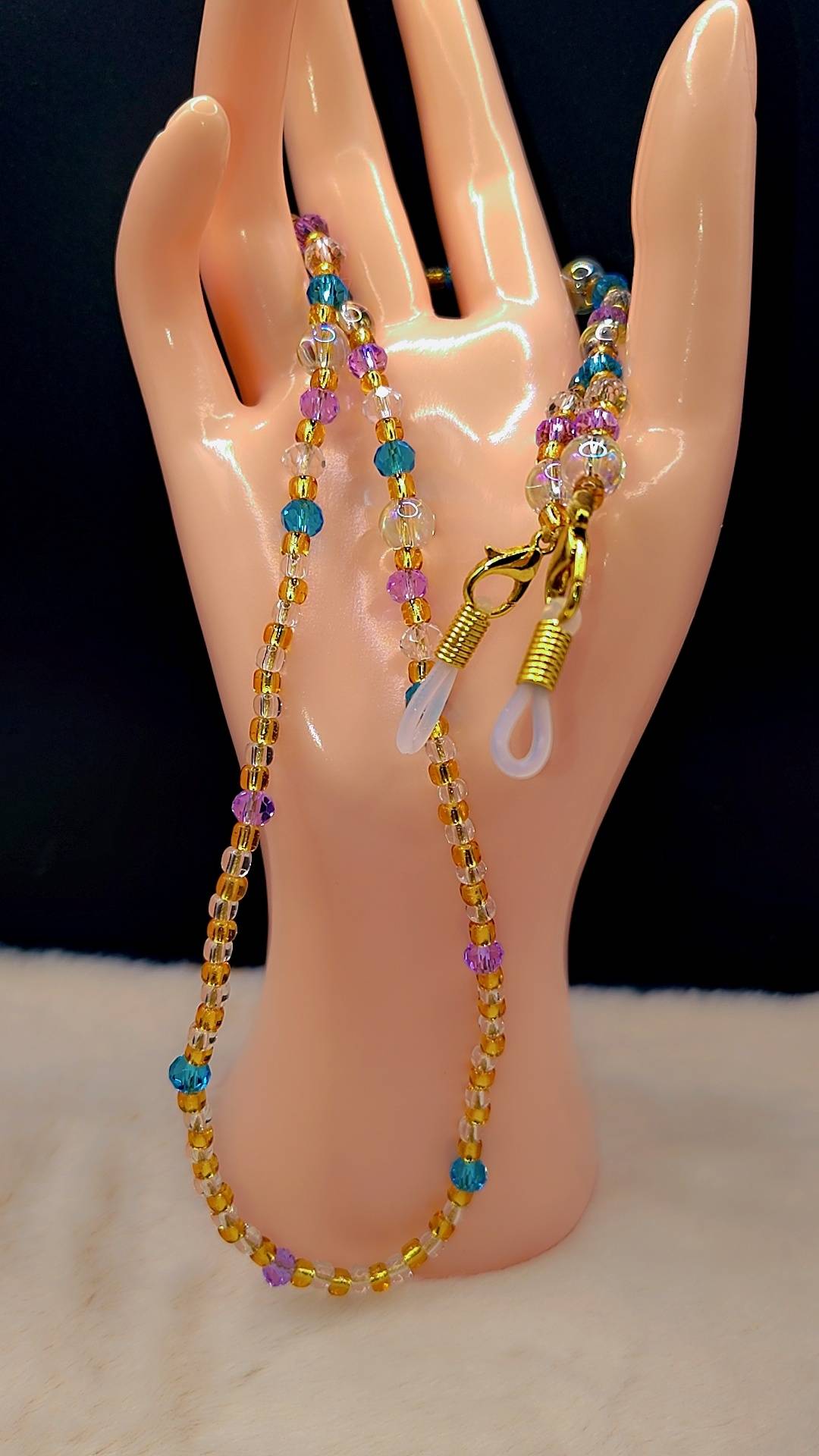 Golden Aura Glasses Chain ✨💛🦋