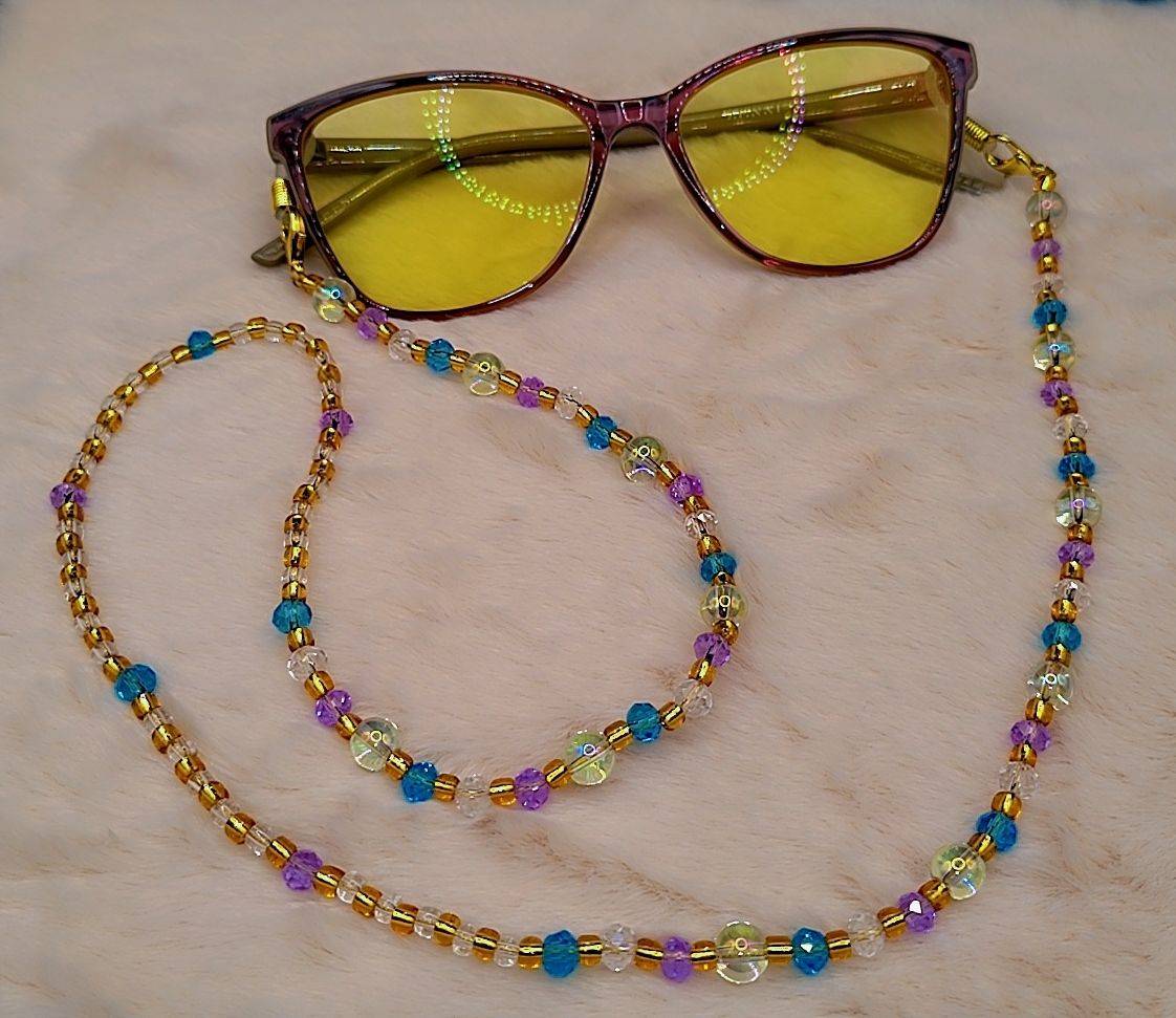Golden Aura Glasses Chain ✨💛🦋