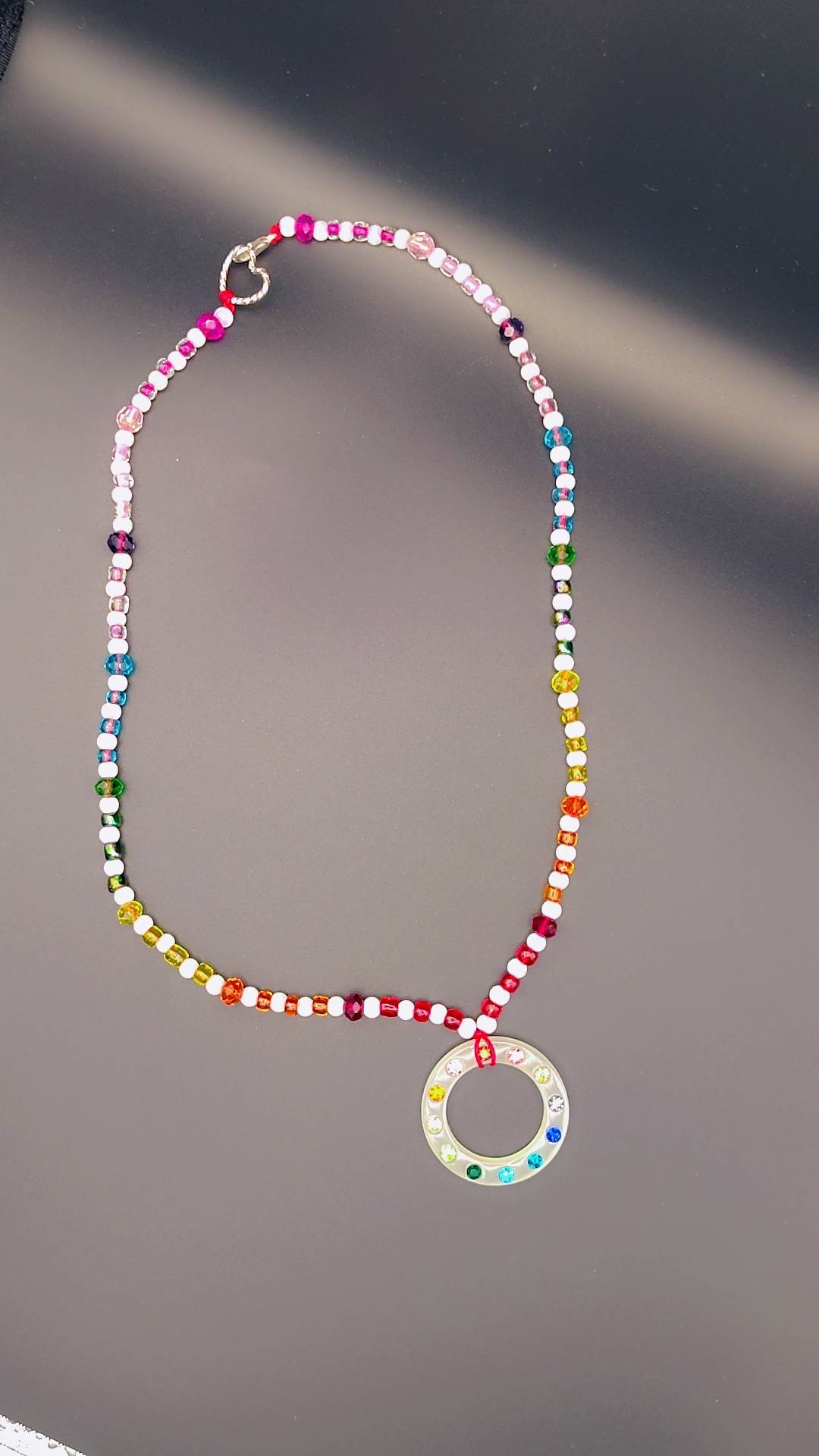 Solar Prism Portal Necklace ✨🌈