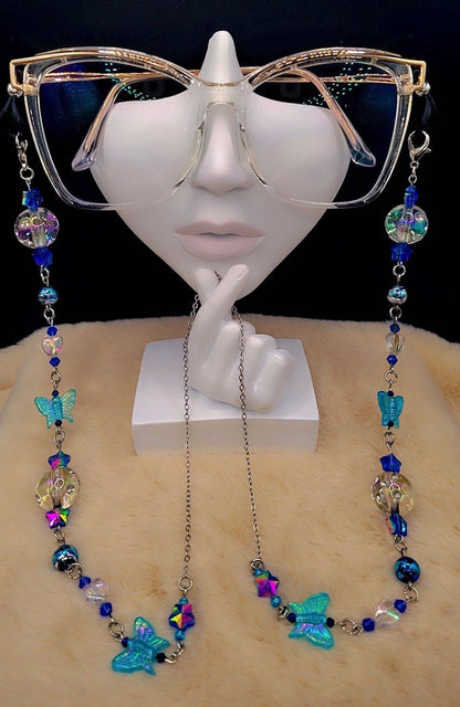 Butterfly Blue Dreams Eyewear Chain ✨🦋💙