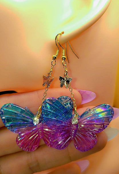 Aurora Butterfly Earrings ✨🦋