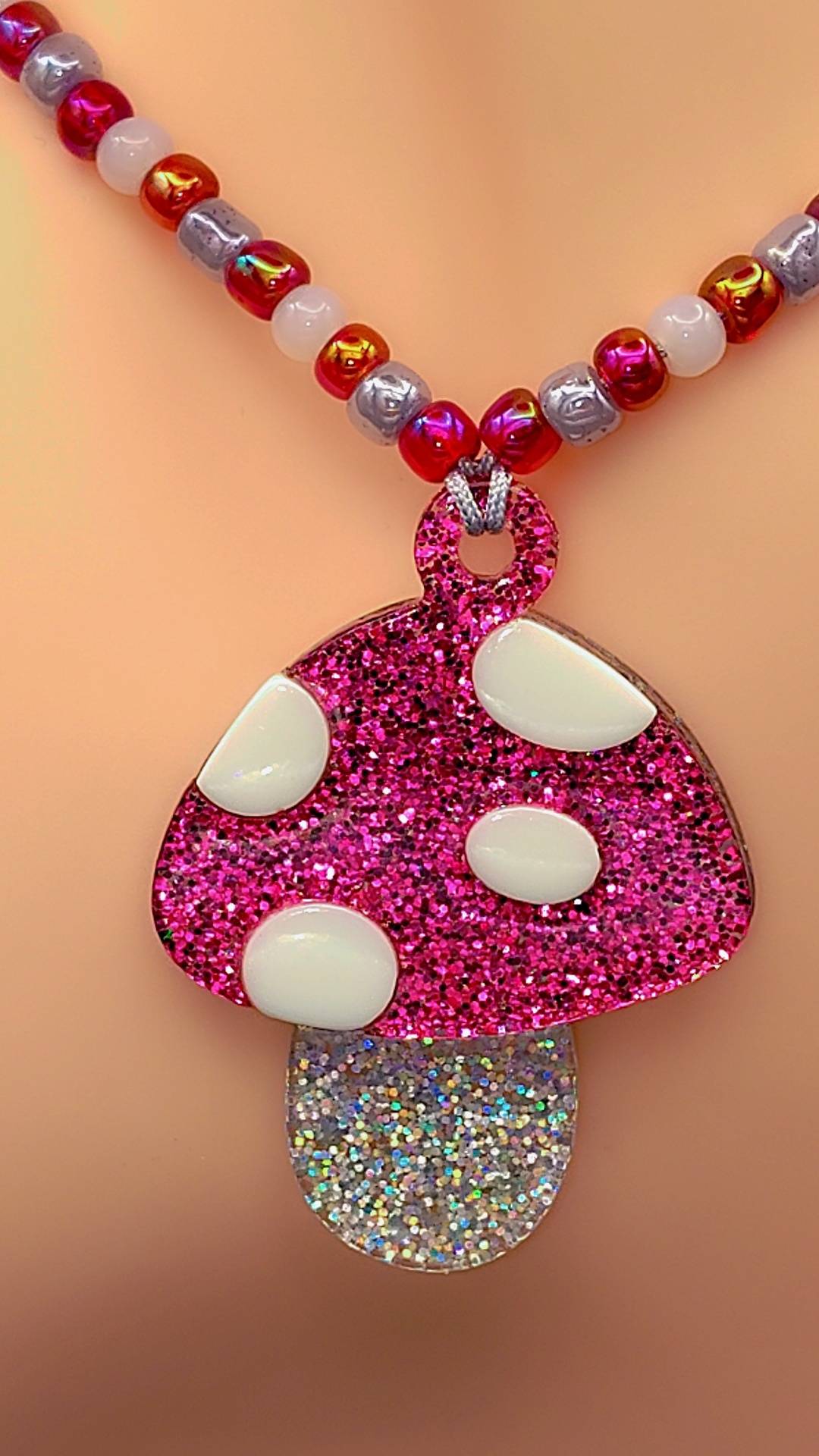 Celestial Mushroom Dream Necklace 🍄✨