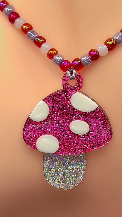 Celestial Mushroom Dream Necklace 🍄✨