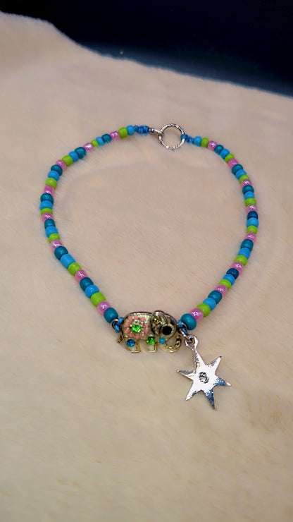 Celestial Elephant Blessing Anklet 🐘✨