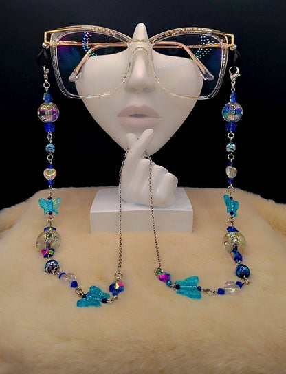 Butterfly Blue Dreams Eyewear Chain ✨🦋💙