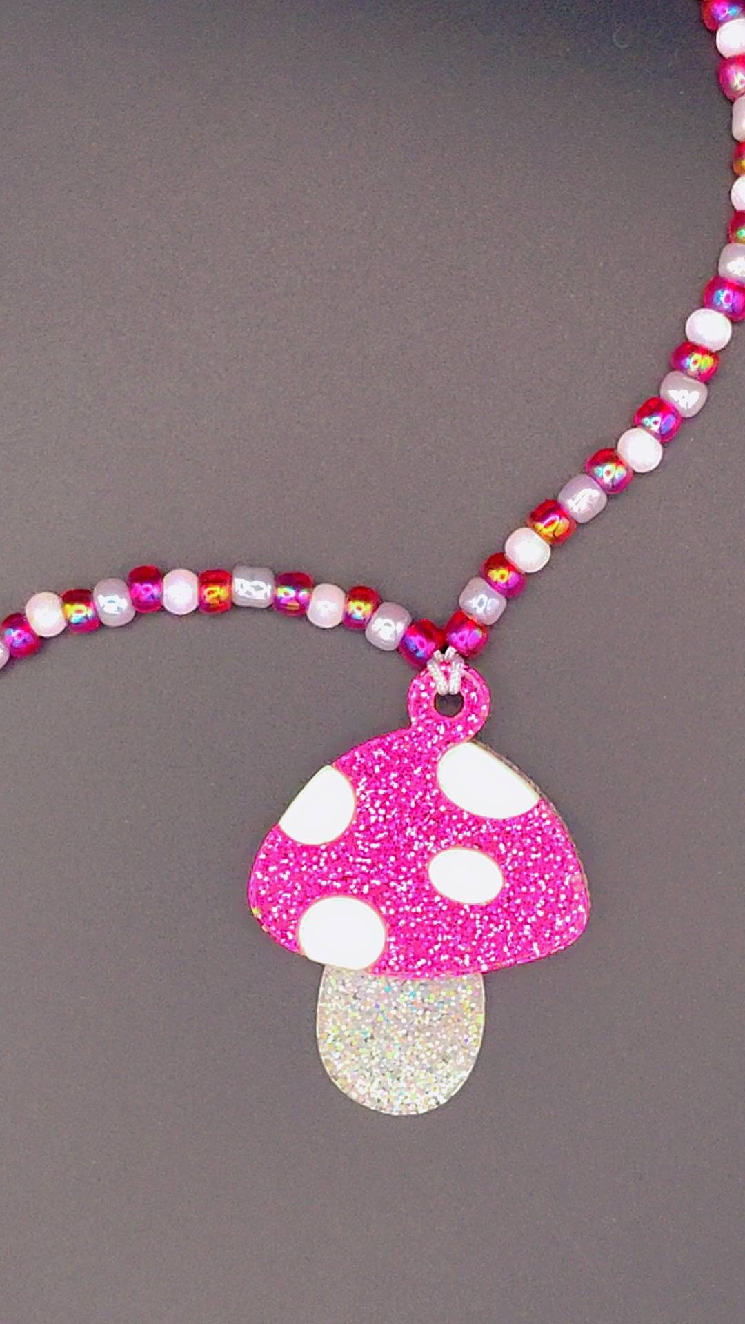 Celestial Mushroom Dream Necklace 🍄✨
