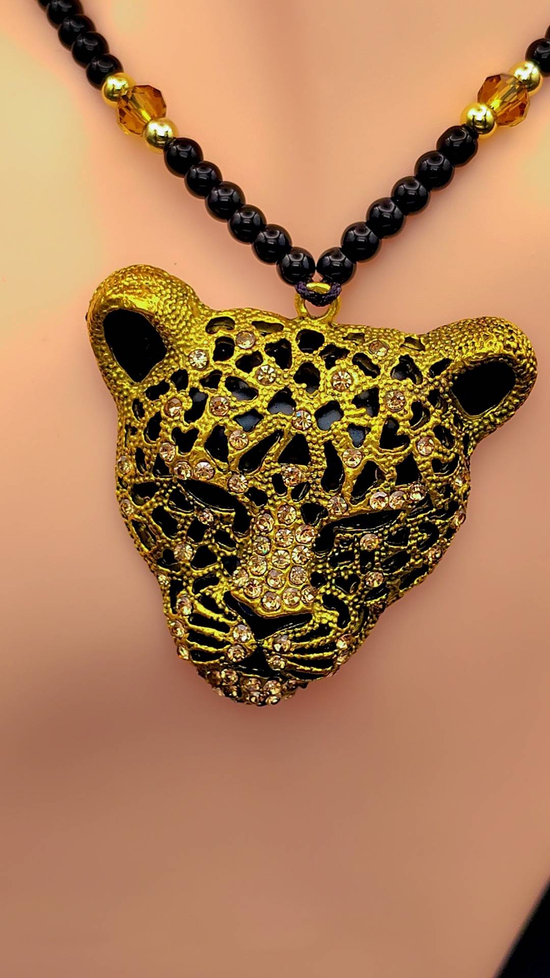 Divine Panther Necklace 🐆✨👑
