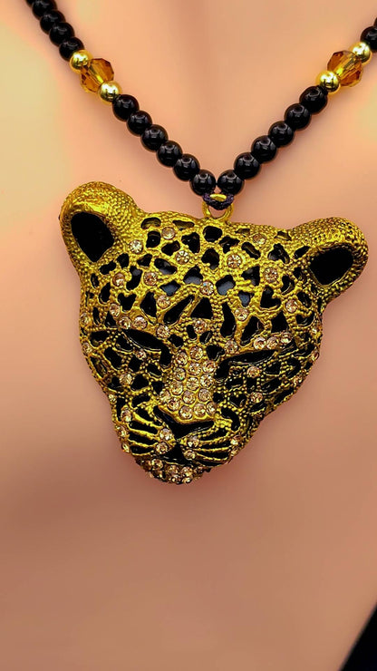 Divine Panther Necklace 🐆✨👑