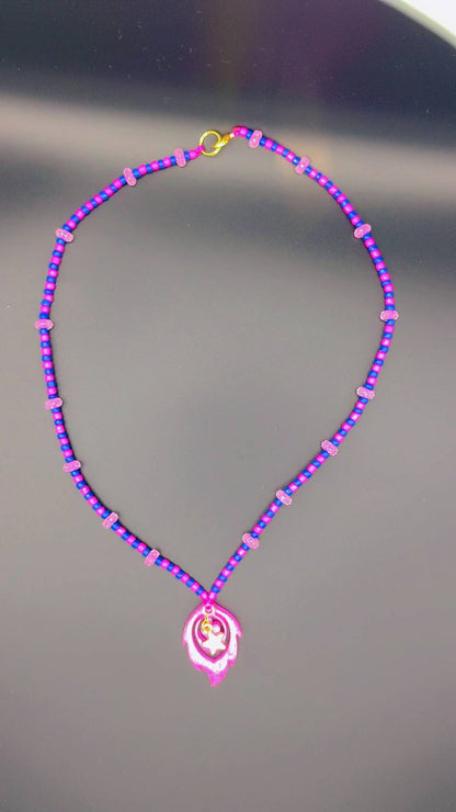Starlight Flame Portal Necklace ✨🌸🌌