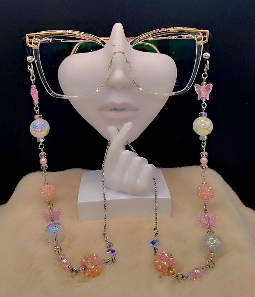 Angel Aura Butterfly Eyewear Chain ✨🩷🦋