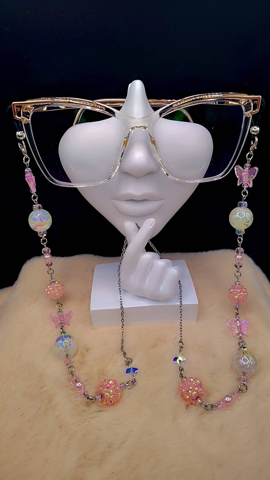 Angel Aura Butterfly Eyewear Chain ✨🩷🦋