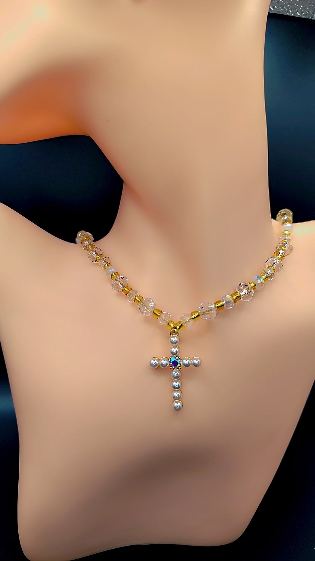 Christ Consciousness Cross Necklace 🌟✨🤍