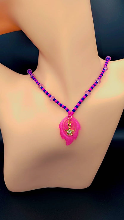 Starlight Flame Portal Necklace ✨🌸🌌