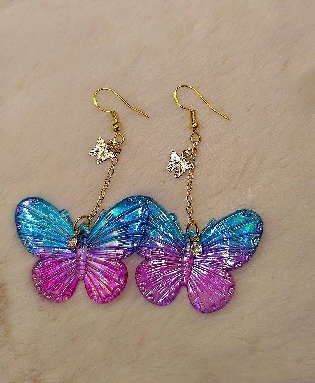 Aurora Butterfly Earrings ✨🦋