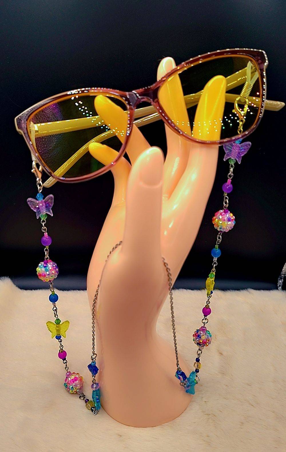 Butterfly Candy Dreams Glasses Chain ✨🦋🌈