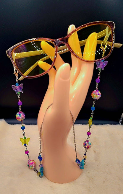 Butterfly Candy Dreams Glasses Chain ✨🦋🌈