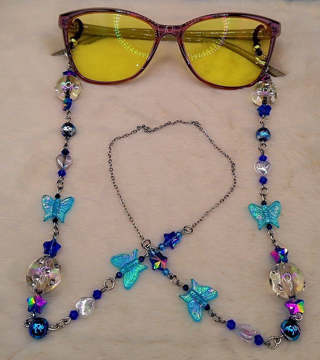 Butterfly Blue Dreams Eyewear Chain ✨🦋💙