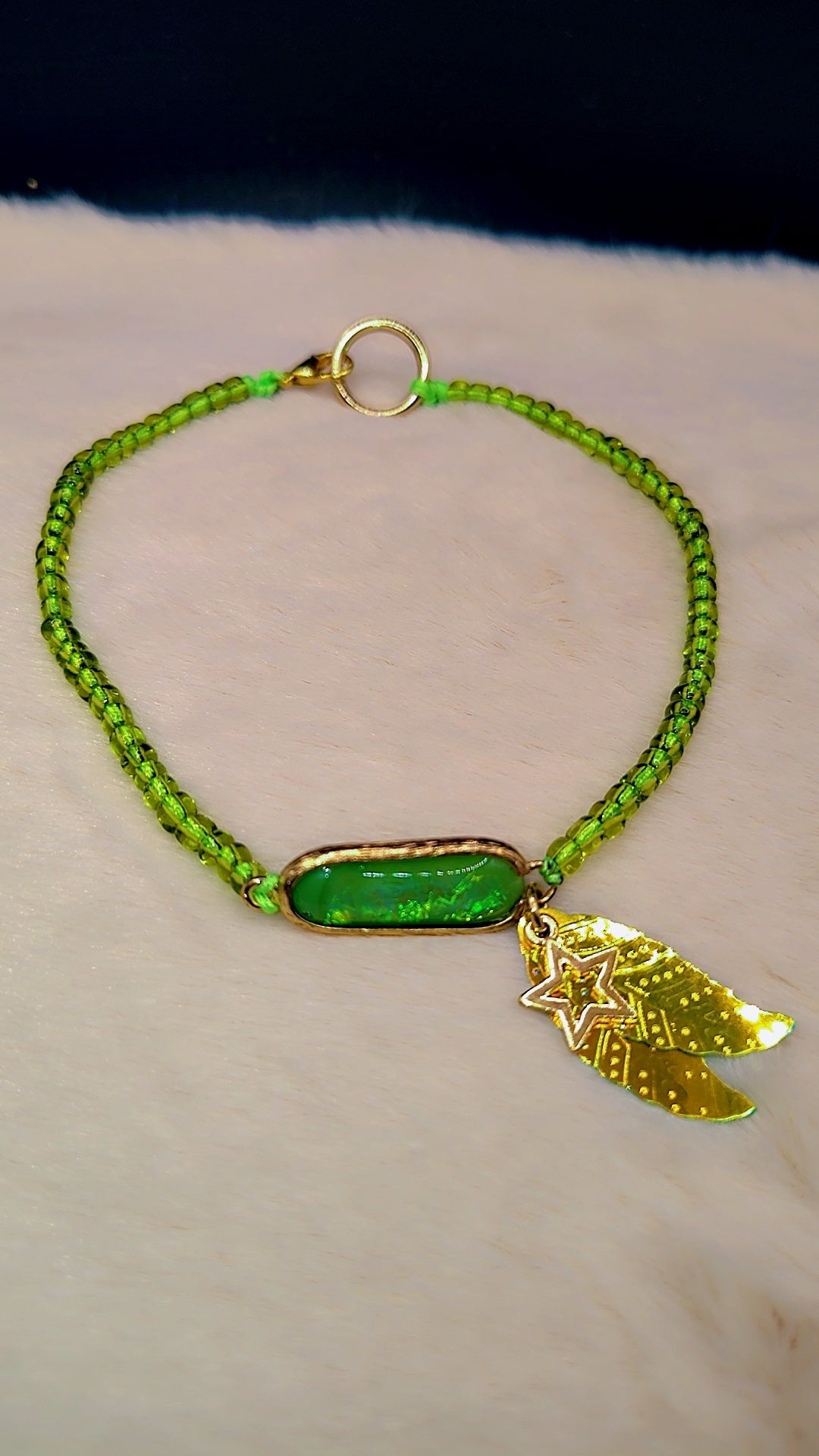 Verdant Wing Spirit Anklet 🟢🪽✨