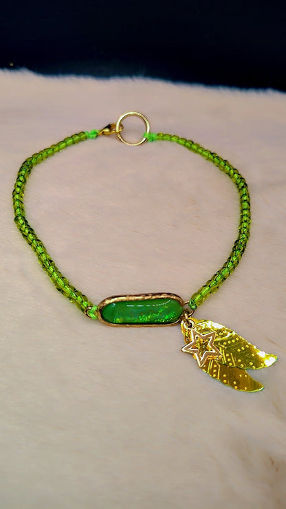 Verdant Wing Spirit Anklet 🟢🪽✨