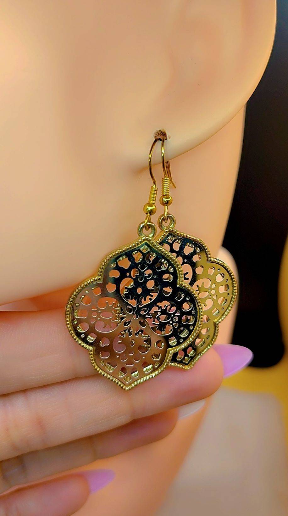 Divine Bloom Earrings ✨🪷