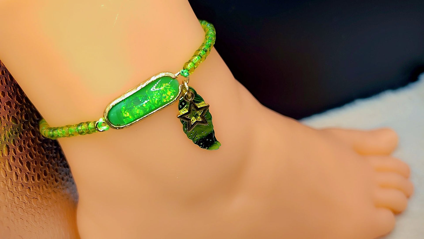 Verdant Wing Spirit Anklet 🟢🪽✨