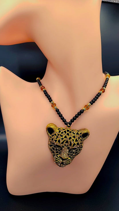 Divine Panther Necklace 🐆✨👑