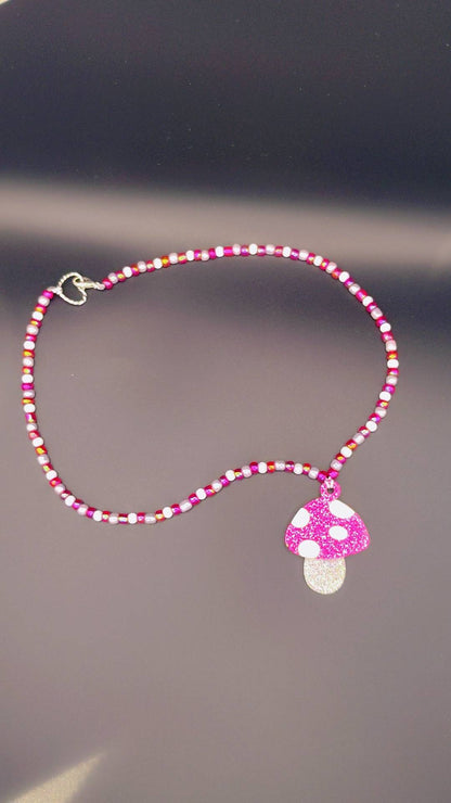 Celestial Mushroom Dream Necklace 🍄✨
