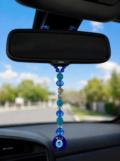 Celestial Nazar Guardian Mirror Charm 🧿💙✨